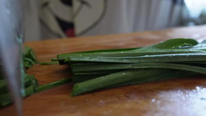 切韭菜蔬菜春菜包饺子3