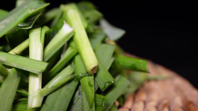 切韭菜蔬菜春菜包饺子4