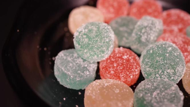 彩色糖果水果软糖