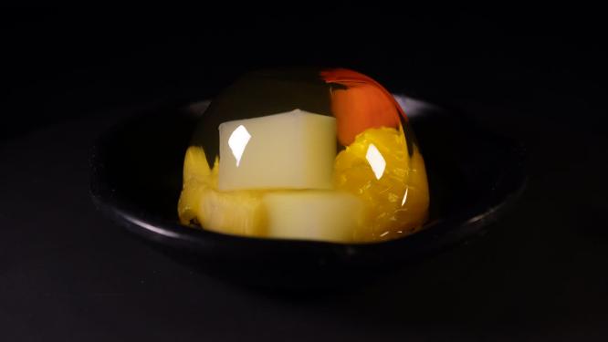 混合水果果冻