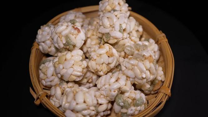 米花糖零食爆米花