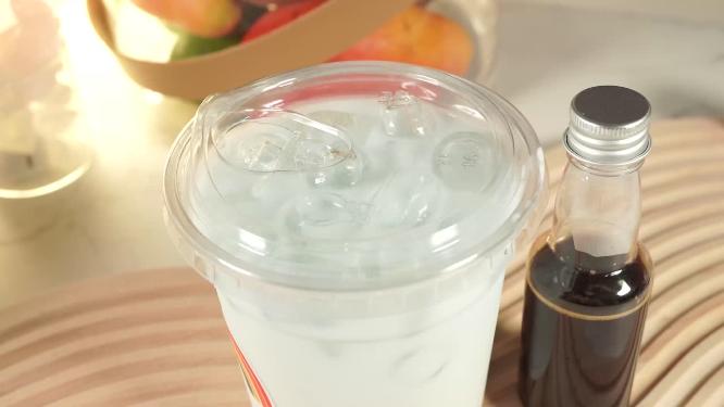 自制蓝天白云椰乳拿铁6