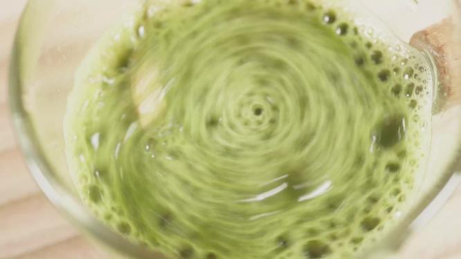 融化抹茶粉自制抹茶