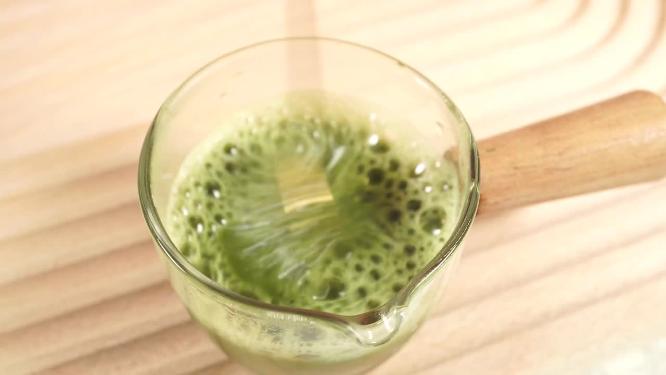 融化抹茶粉自制抹茶4