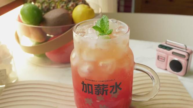 饮料西瓜果茶西瓜汁解渴冰饮6
