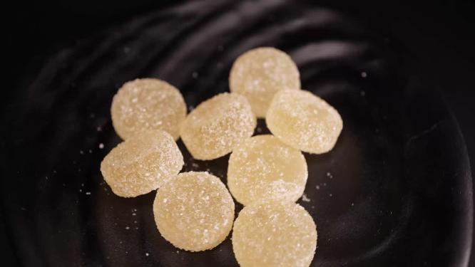 黄色水果硬糖软糖5