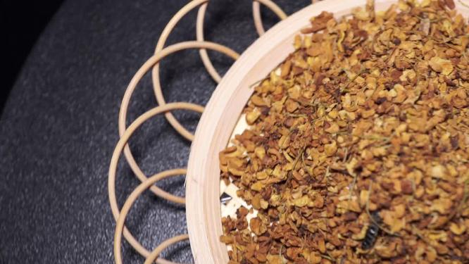 干桂花花草茶食材泡茶