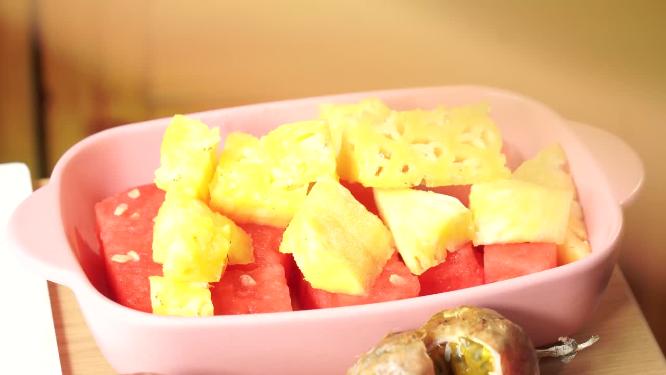 水果菠萝果肉菠萝块