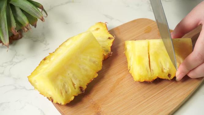 水果菠萝果肉菠萝块
