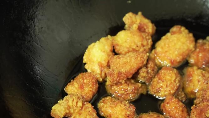 油炸鸡块鸡米花垃圾食品6