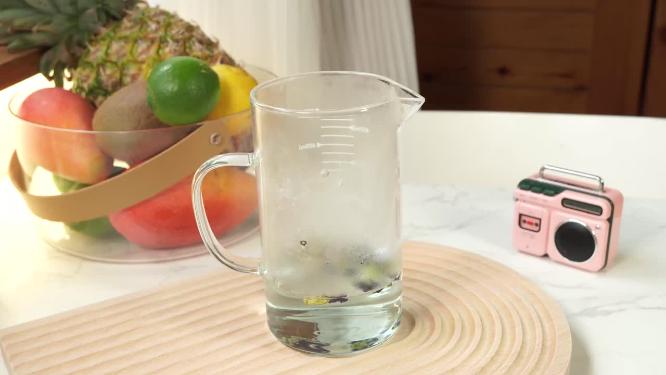 热水冲蝶豆花食物色素花青素5