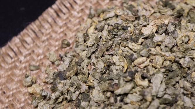 【镜头合集】薄荷颗粒薄荷叶花草茶