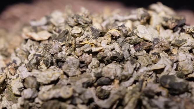 【镜头合集】薄荷颗粒薄荷叶花草茶
