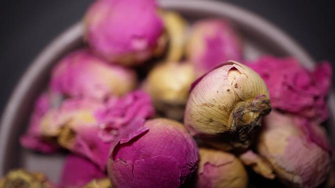 花茶茶饮泡茶牡丹花球芍花球丹凤花茶
