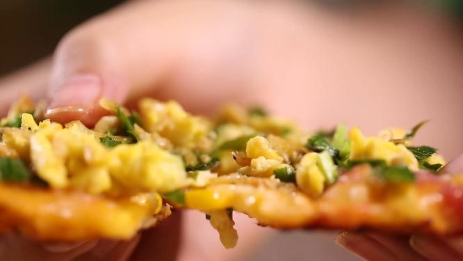健康糊塌子韭菜煎饼