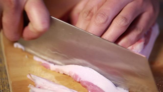 切猪肉片猪肉肉片炒肉