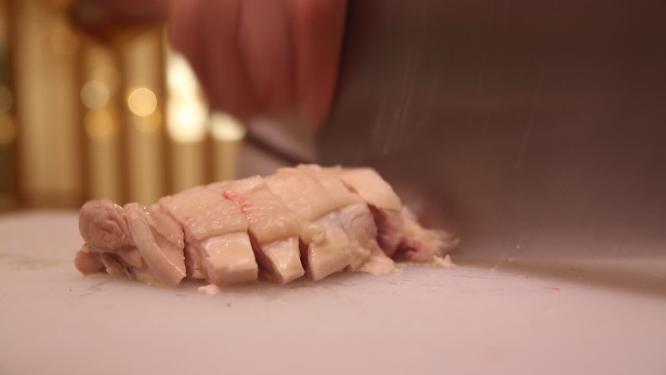 切鸡腿肉鸡腿剔骨