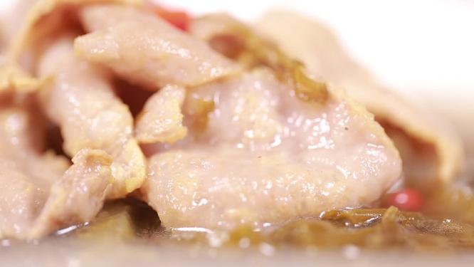 开胃美食酸菜牛肉片