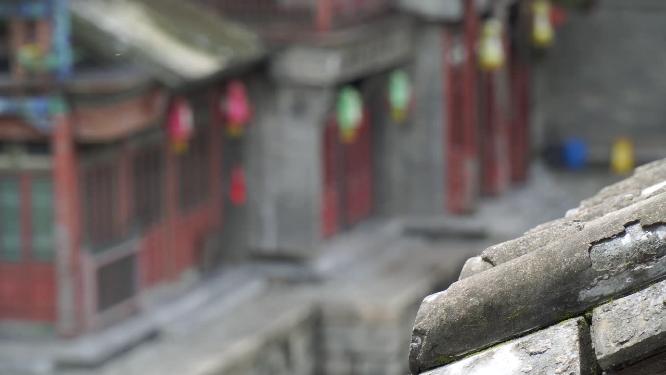 江南水乡河边明清古建筑中式建筑