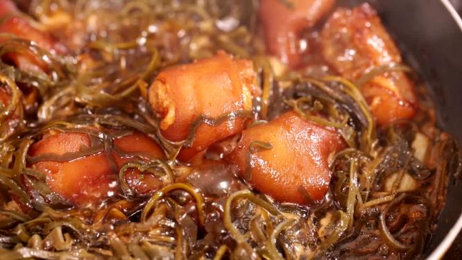 泡发海带海带炖猪蹄红烧猪蹄美食