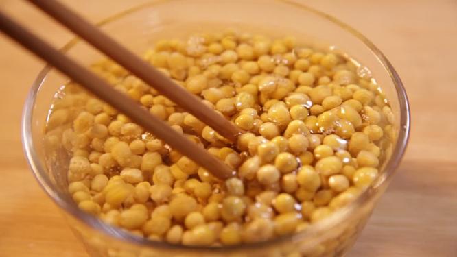 泡黄豆豆嘴发豆芽黄豆胚芽