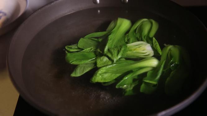 清水焯白灼青菜油菜