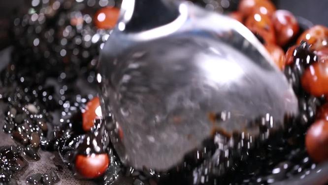 秋季炒栗子怀柔油栗