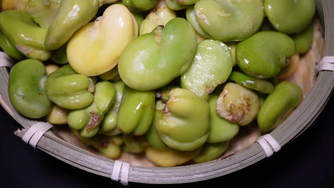 绿蚕豆嫩菜豆江豆