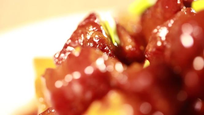 软烂红烧肉成品特写