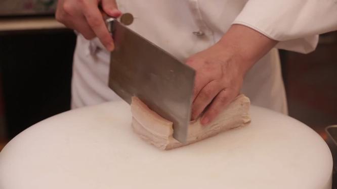 【镜头合集】切五花肉切白肉扣肉肉片