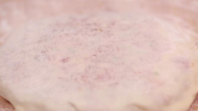 【镜头合集】千层肉饼封口擀肉饼烙肉饼