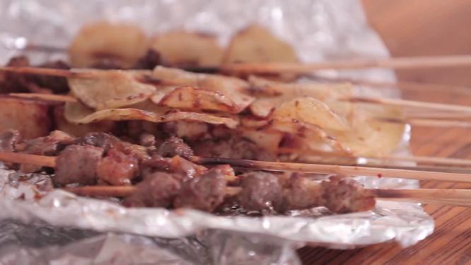 【镜头合集】垃圾食品一次性餐盒炸串