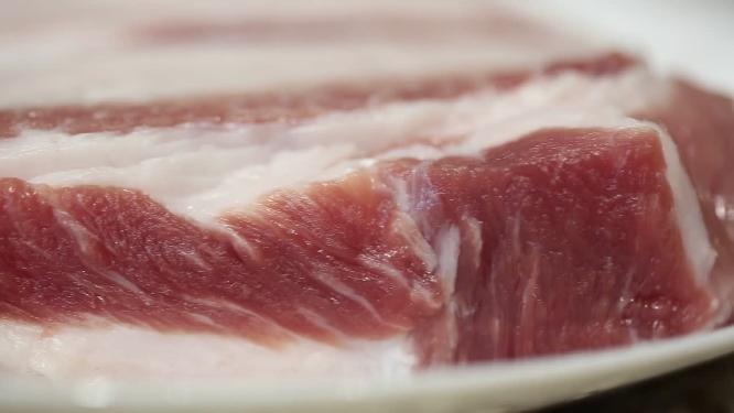 【镜头合集】大厨切五花肉