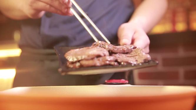 【镜头合集】平底锅煎牛肉煎牛排