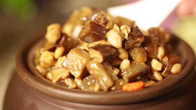 【镜头合集】拌饭菜炒茄丁茄鲞