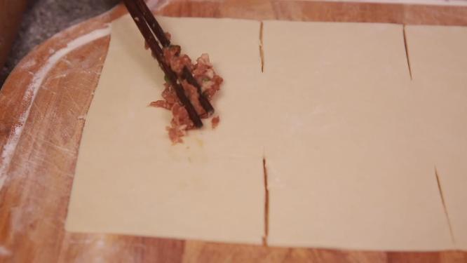 【镜头合集】放肉馅包千层肉饼香河肉饼