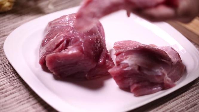 【镜头合集】牛肉猪肉切分分装冷冻冰箱储存