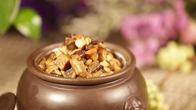 【镜头合集】红楼美食红楼茄鲞炒茄丁