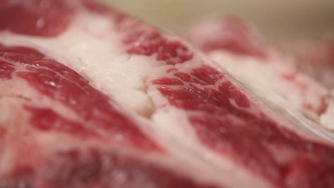 【镜头合集】高档牛肉牛排牛肋条
