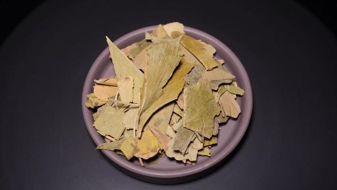 银杏叶中草药泡茶代茶饮