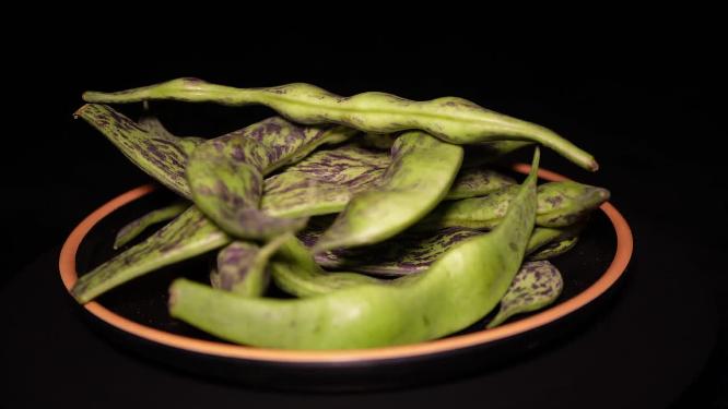 东北特产大马掌豆角油豆角紫豆角