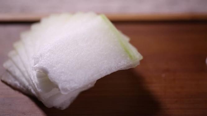 去火冬瓜摆盘冬瓜肉