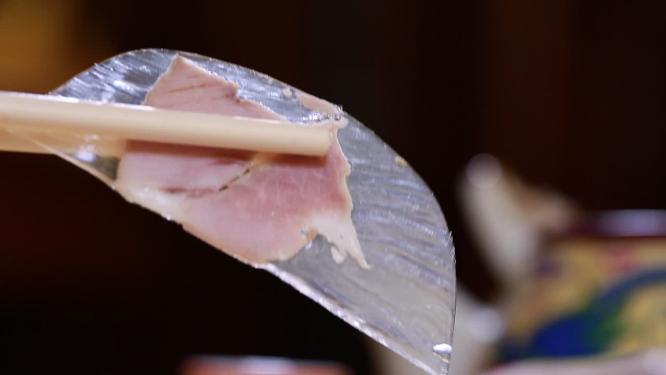 可以透光的水晶肘子肉皮冻