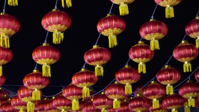 春节装饰红灯笼
