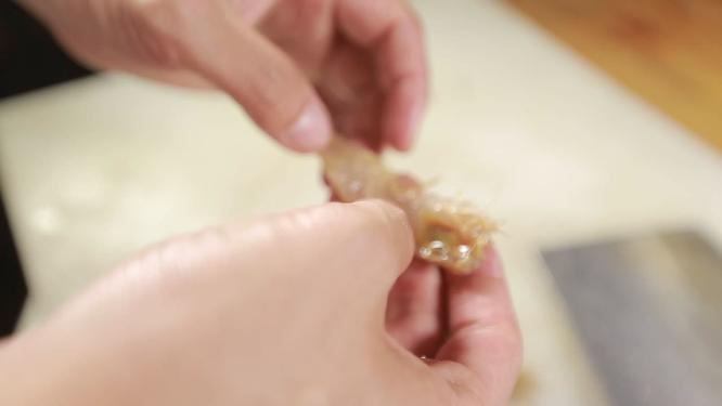 大虾开背去虾线蝴蝶虾
