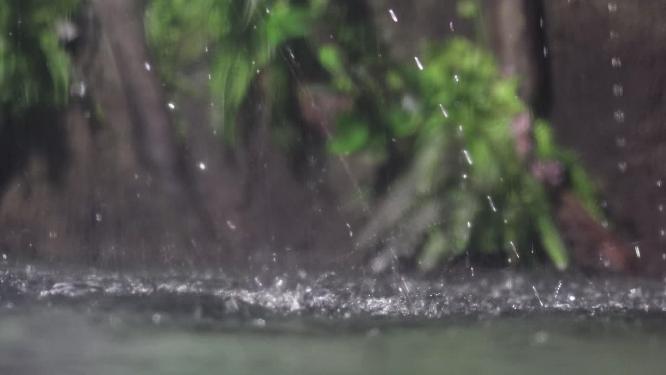 瀑布水流流水风景水波纹