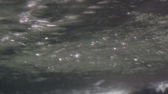 深水水流水波纹泡沫海底