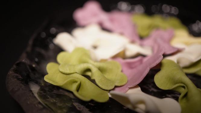 【镜头合集】儿童蝴蝶面意大利面意面蔬菜面