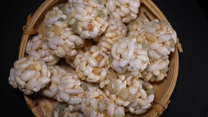 【镜头合集】坚果米花酥甜品零食