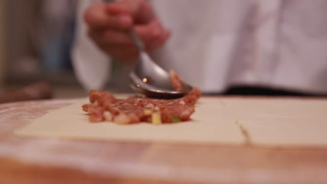 【镜头合集】放肉馅包千层肉饼香河肉饼